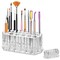 Acrylic Makeup Finger Nail Art Tool Organizer 26 Spaces For Storing Beauty Nail Art Kit Tools - Clear